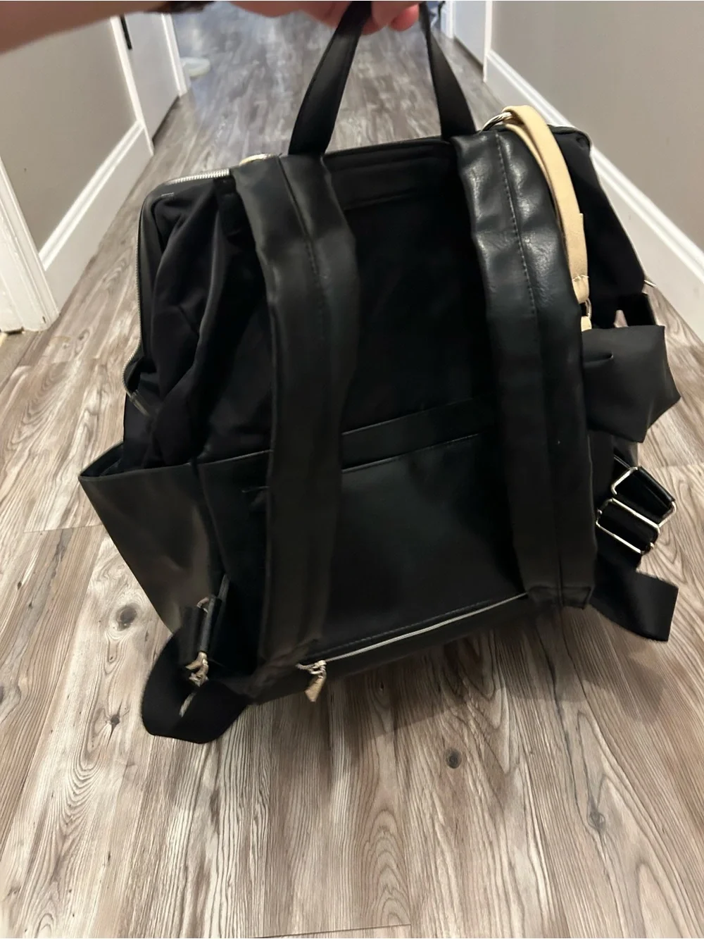 BEIS Black Diaper Bag Backpack
